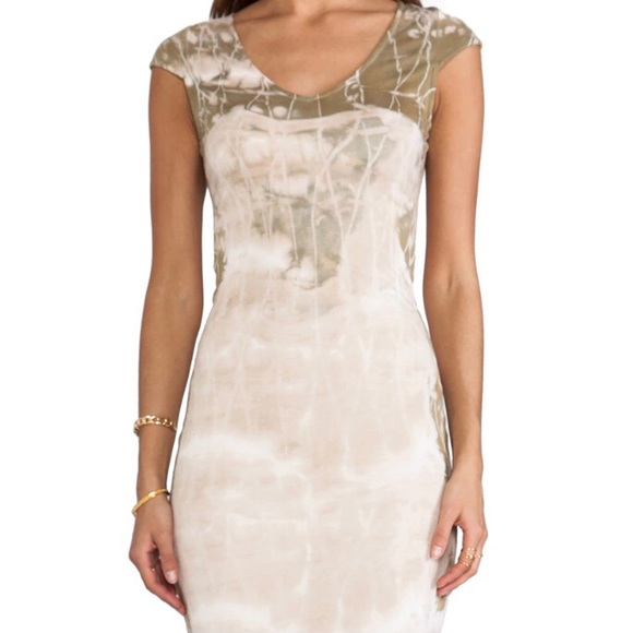 NWT Revolve Woodleigh Camo Tie-Dye Maxi Dress - Picture 3 of 4